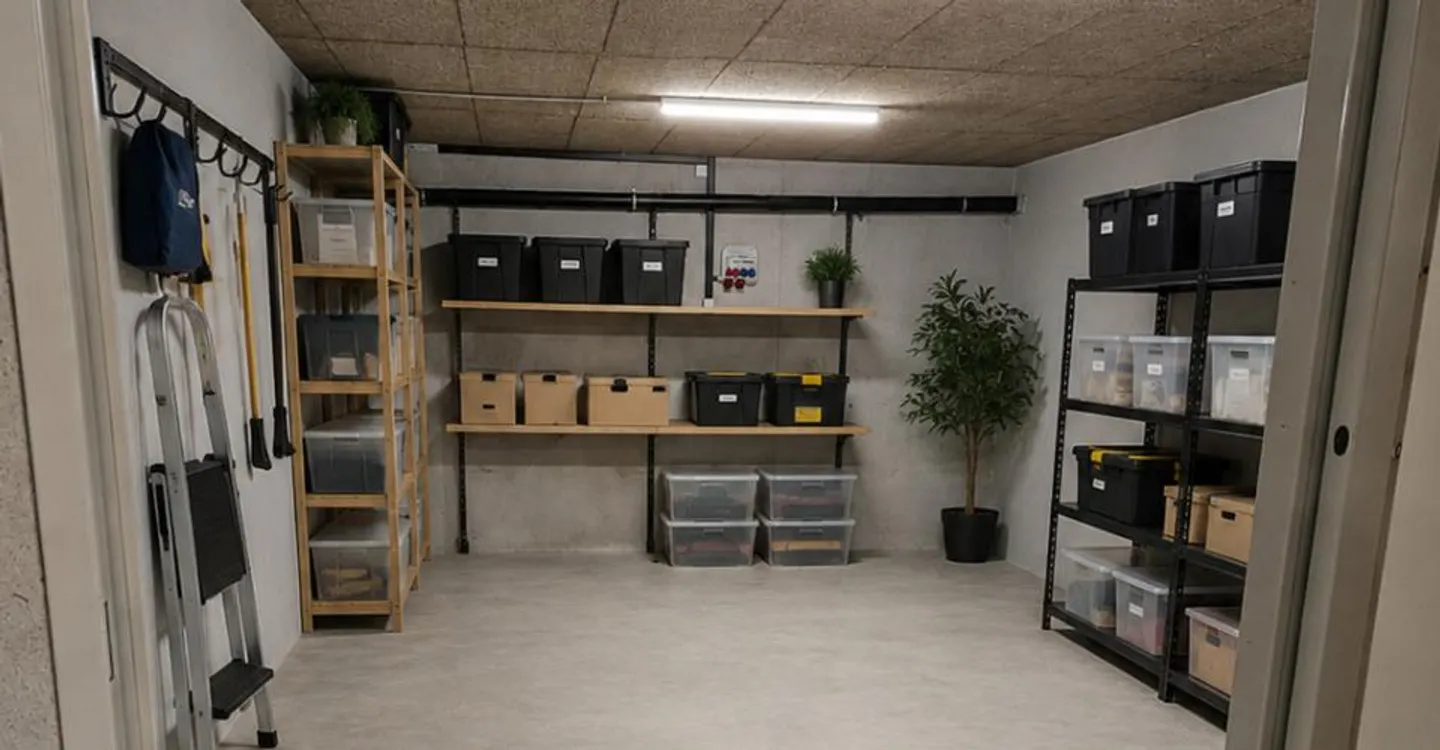 Neue Lagerbox von ca. 45 m2 in einem sicheren und feuerfesten Keller - Foto 1 von 3