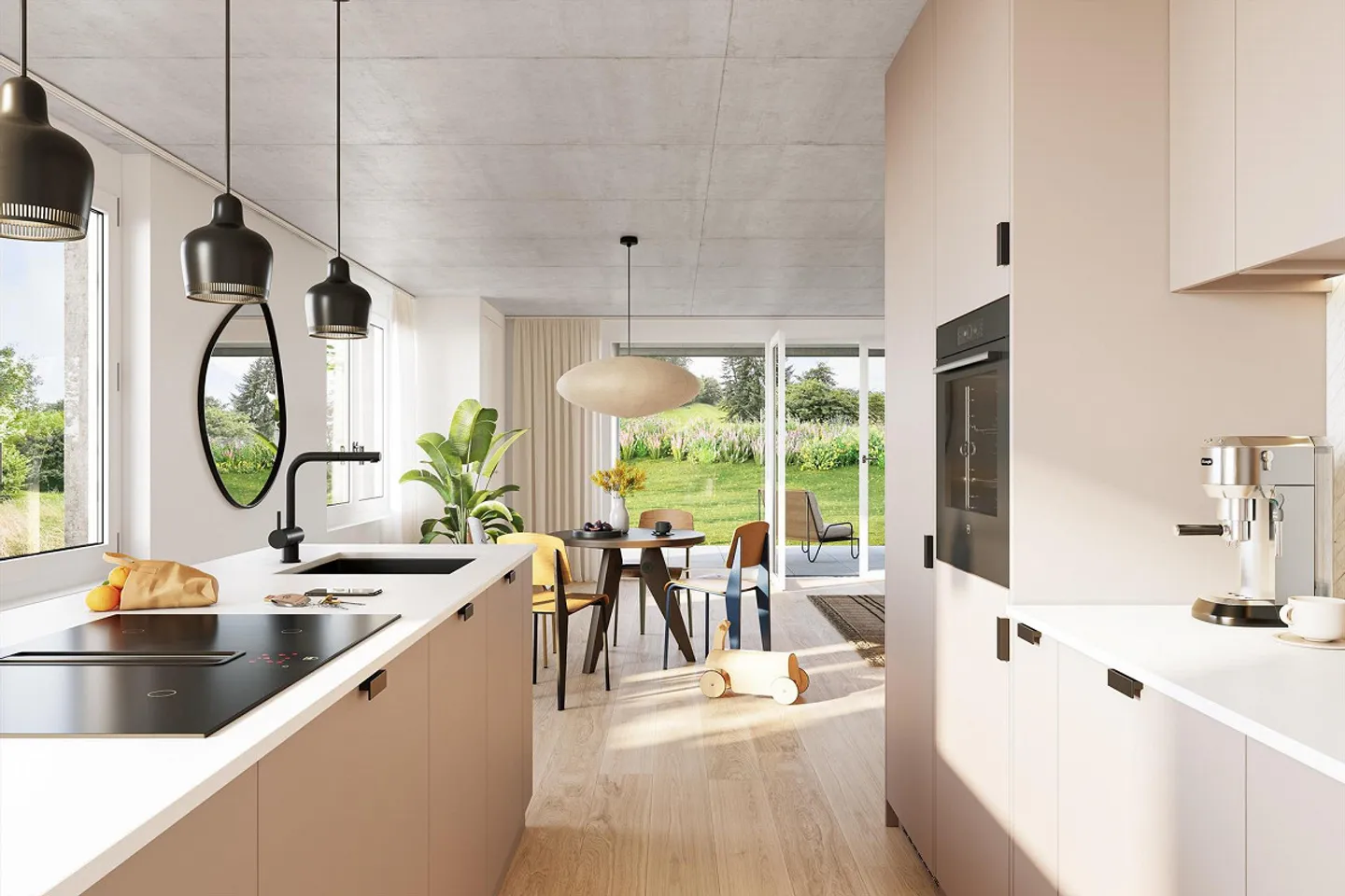 Nouvelle construction : Élégant appartement en penthouse de 3,5 pièces - Photo 4 sur 7