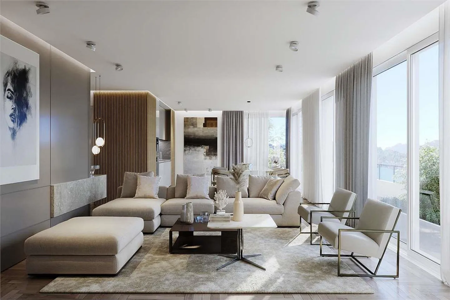 Penthouse duplex prestigieux avec vue sur le lac - Photo 2 sur 8