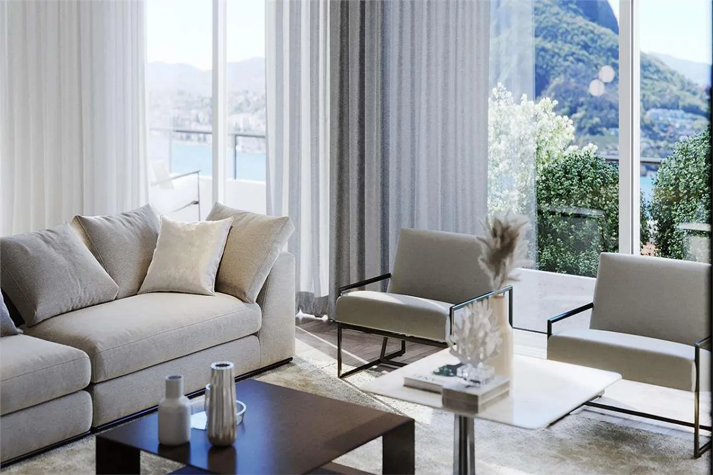 Penthouse duplex prestigieux avec vue sur le lac - Photo 5 sur 8