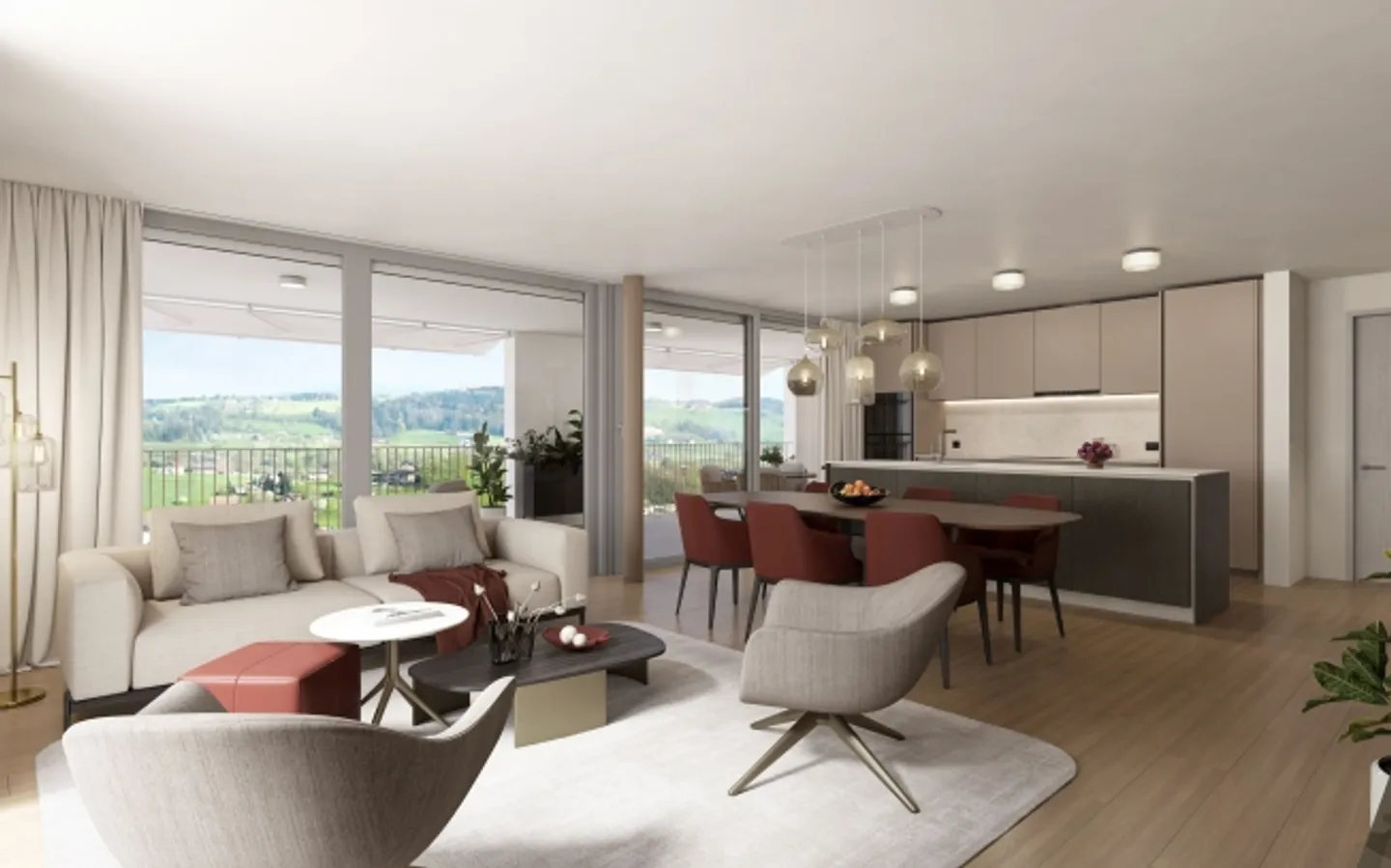 Appartement en attique de design familial luxueux à Root, à seulement 20 minutes de Zug - Photo 4 sur 10