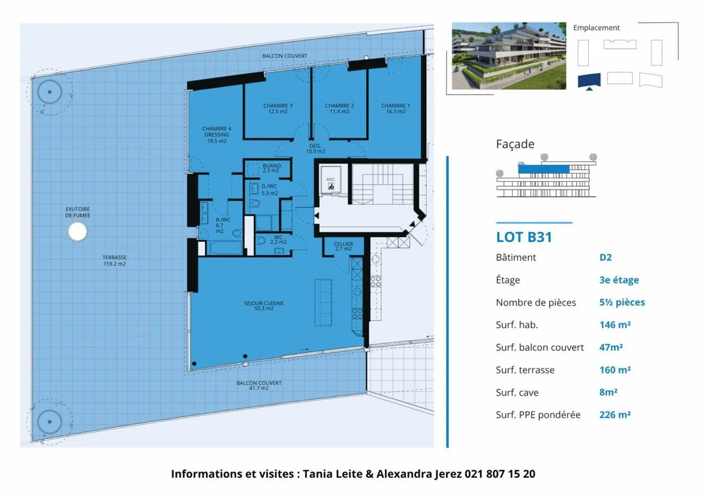 Neue Promotion: 5,5-Zimmer-Wohnung mit überdachtem Balkon und Terrasse - Foto 12 von 12