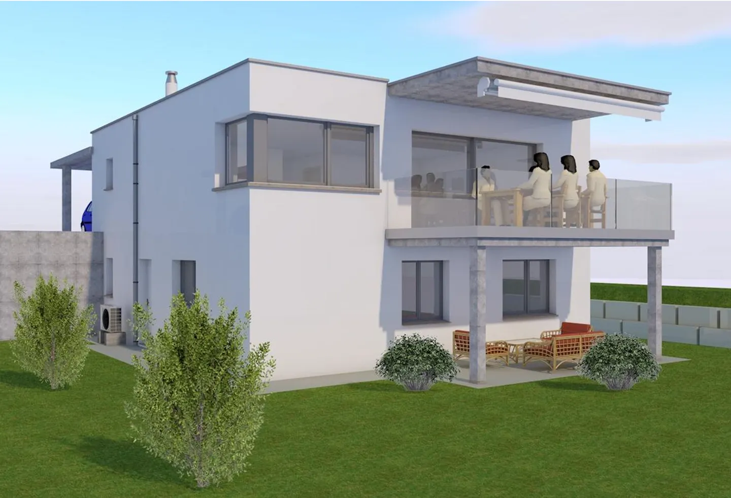 Moderne Villa in Delémont - Foto 1 von 2