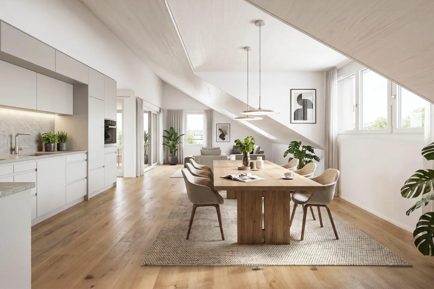 Exclusive 4.5-room penthouse apartment with Rhine view - Photo 1 of 4