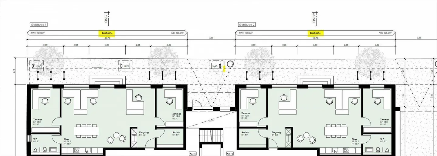 Espace commercial neuf lumineux avec de nombreuses possibilités d'utilisation - Photo 12 sur 12