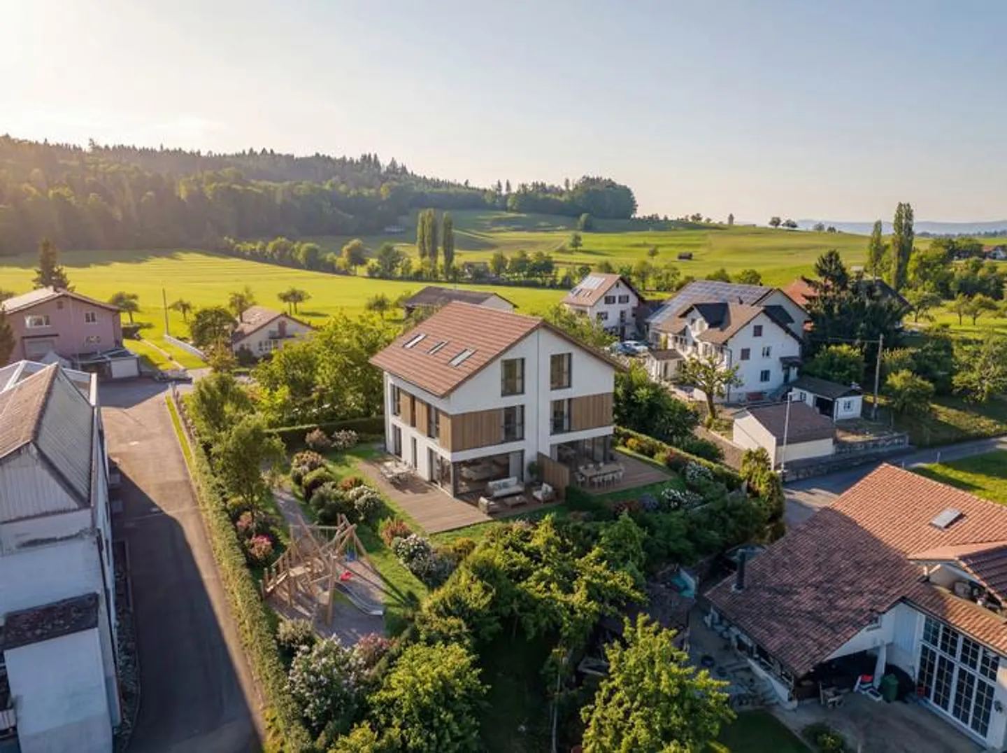 865 M² Terrain à bâtir résidentiel en position élevée près du Hallwilersee - Photo 1 sur 9