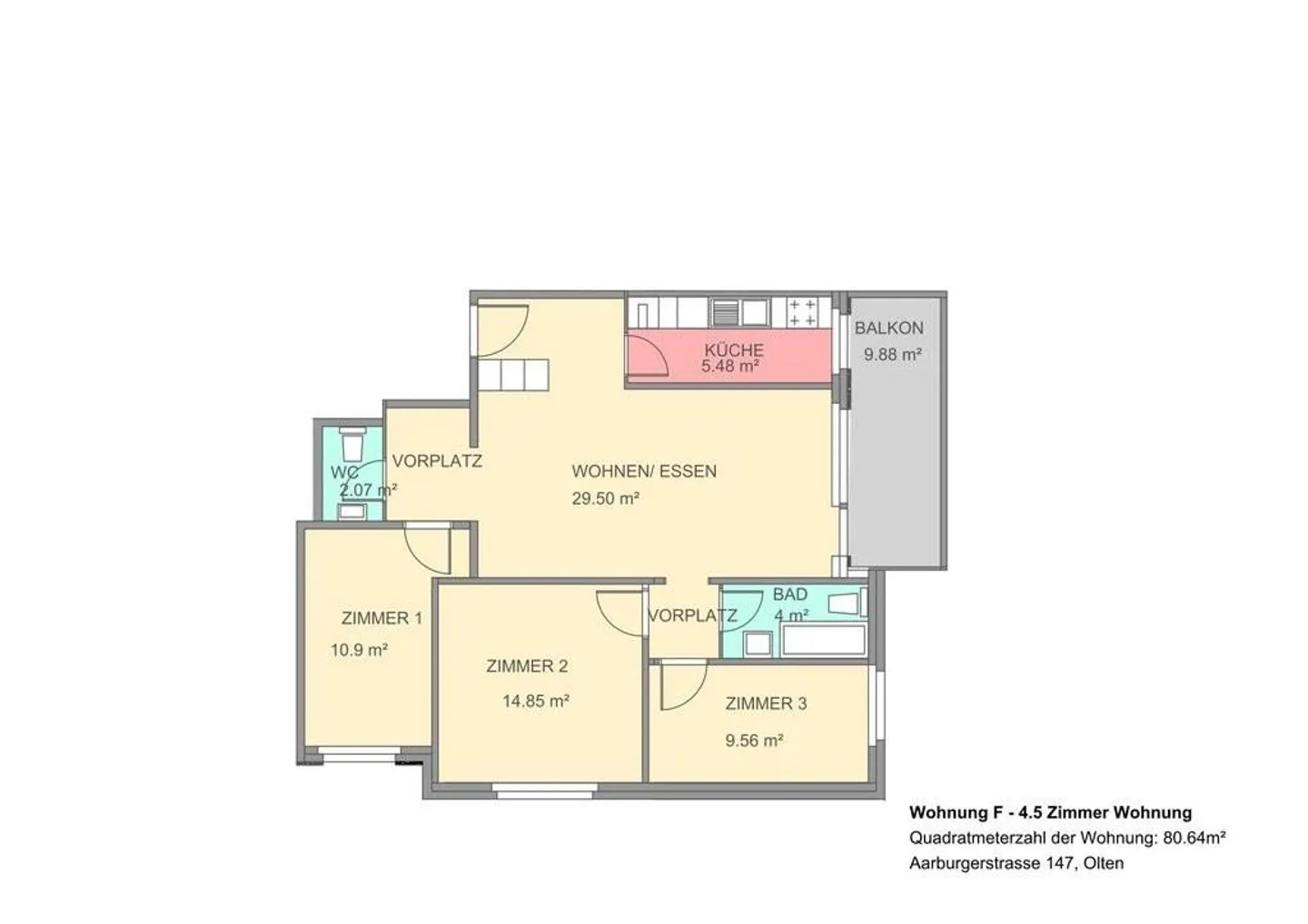 For rent in Olten - spacious 4.5 room apartment - Photo 10 of 11