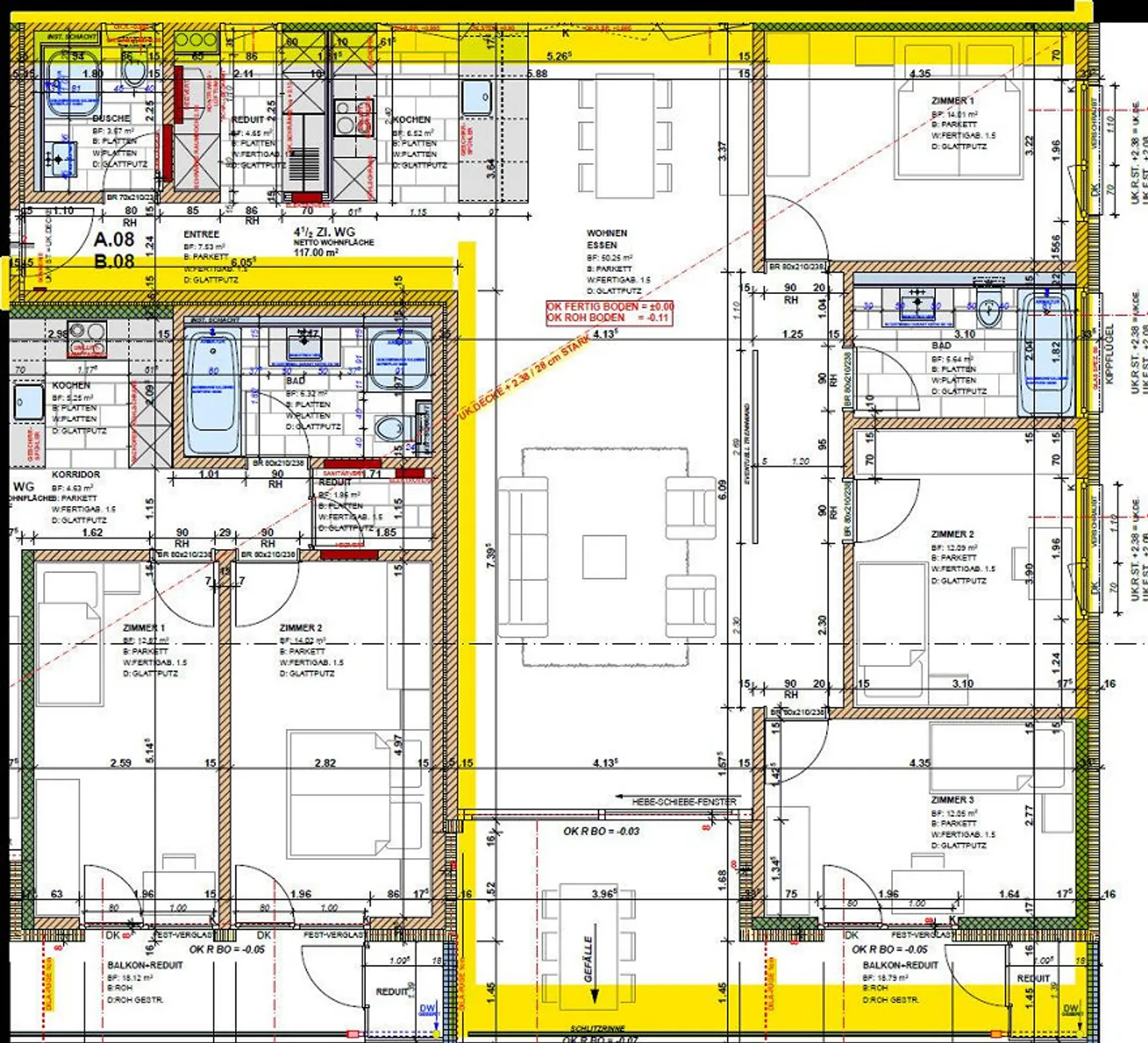 Moderne 4.5-Zimmer-Wohnung in der Überbauung Hohburg in Belp - Photo 7 sur 7
