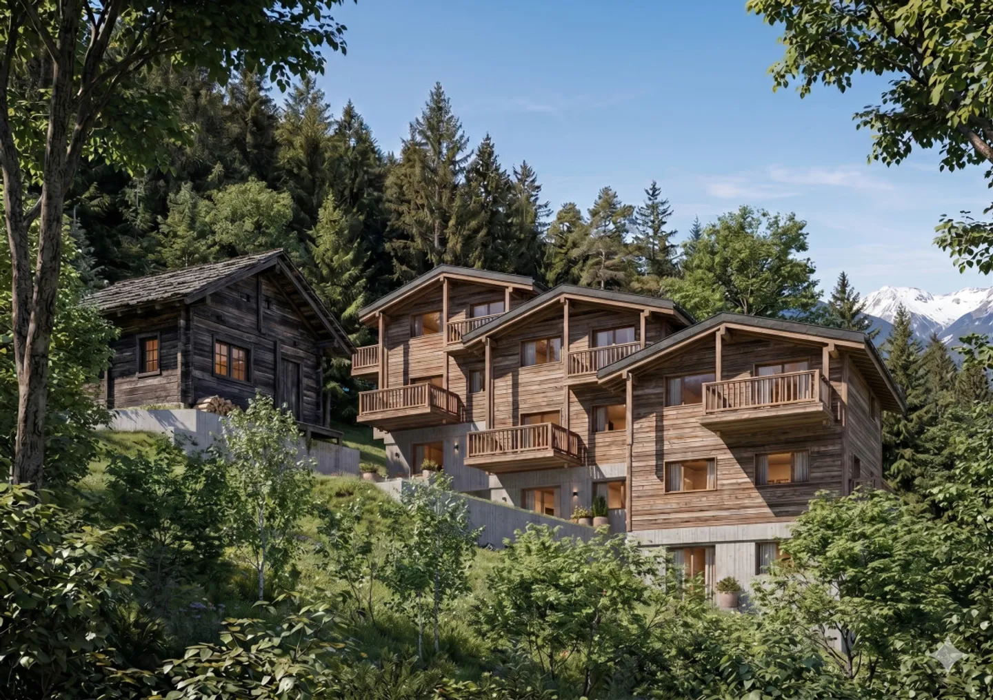 New Row Chalets Les Granges sur Salvan - Photo 1 of 4