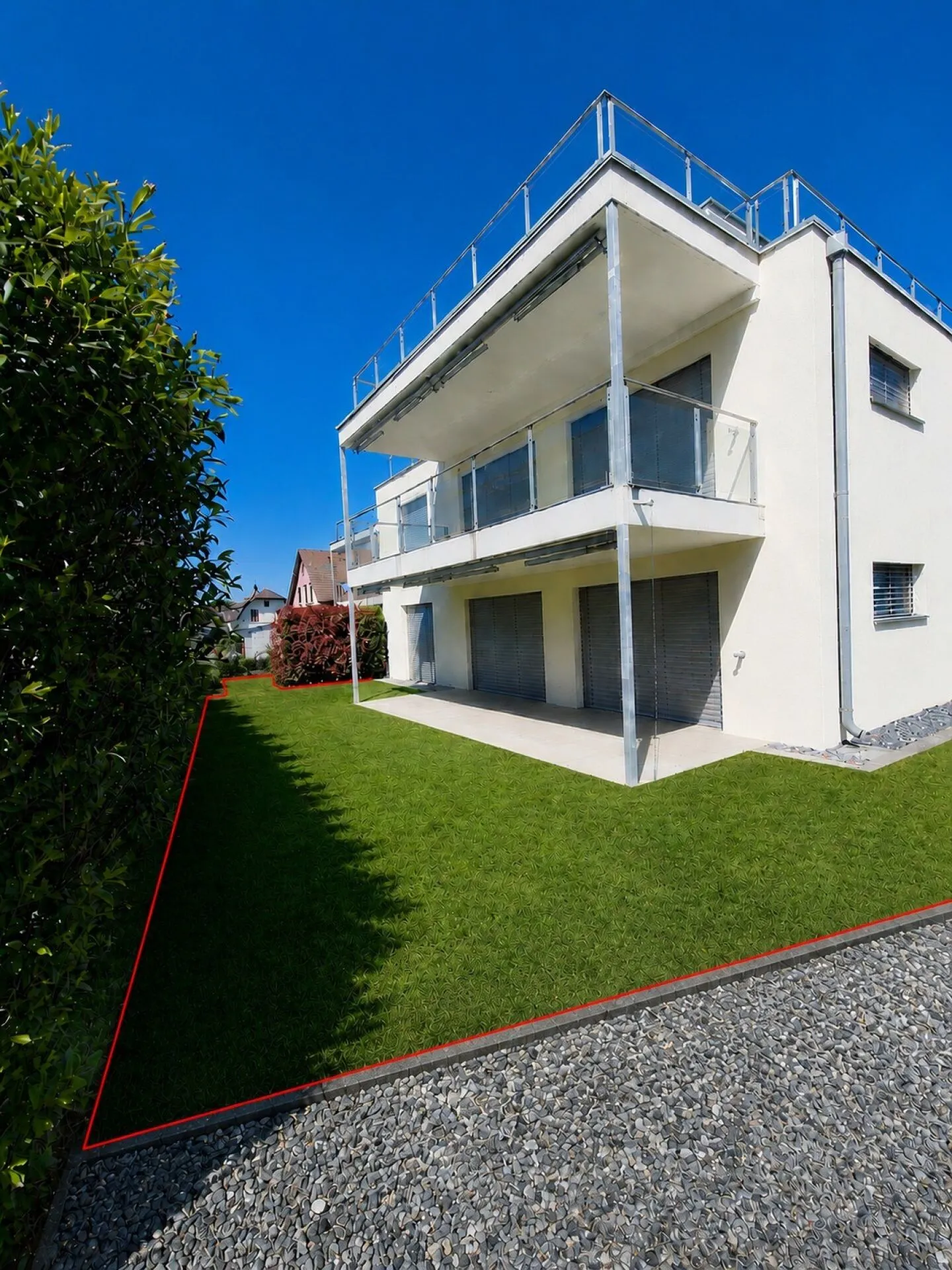 Vivre comme dans une maison individuelle - Belle maisonette de 5,5 pièces avec espace jardin et balcon à Fahrwangen au bord du lac Hallwil - Photo 1 sur 16