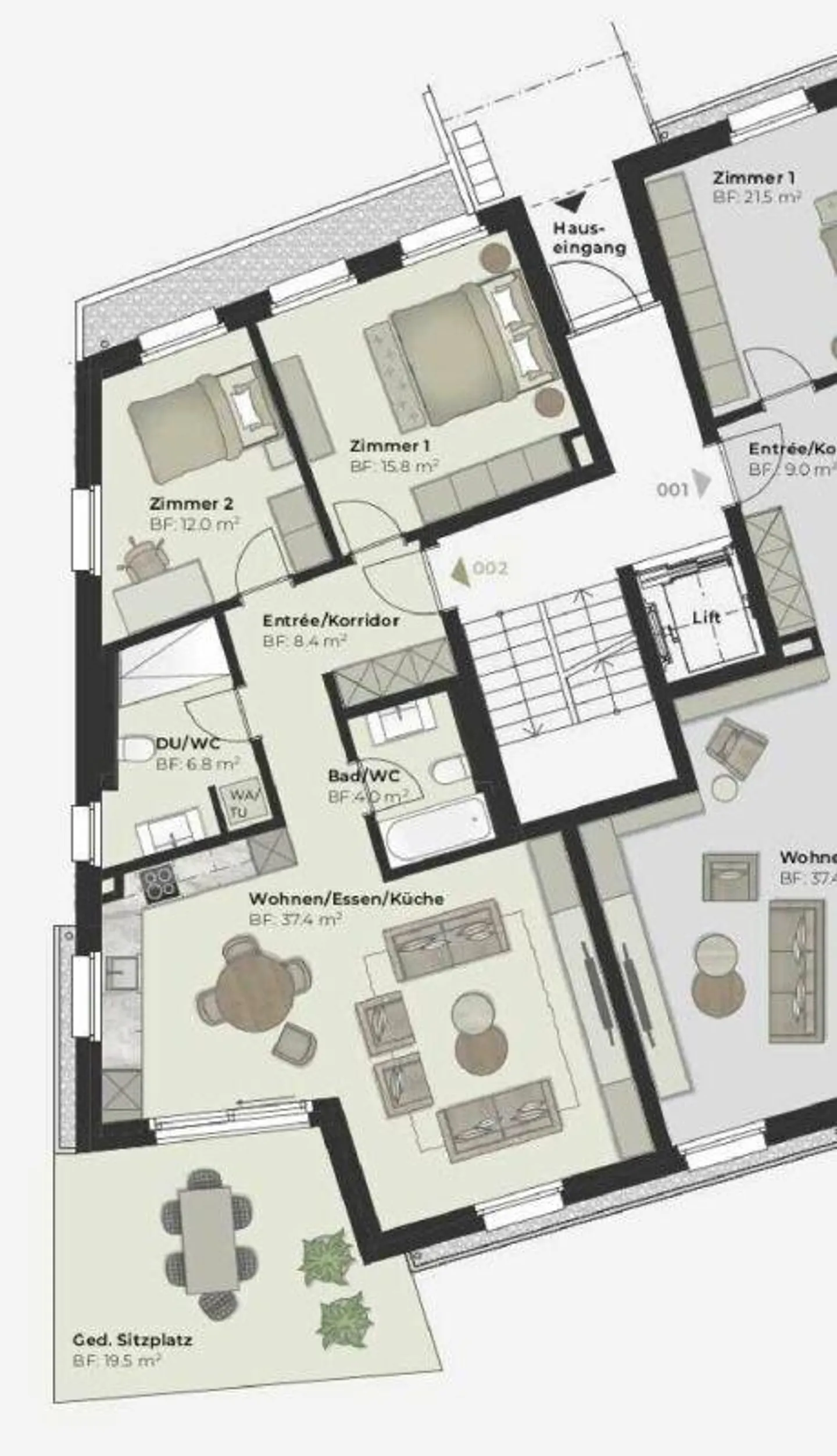 Komfortabler Neubau in Gossau - Foto 7 von 8