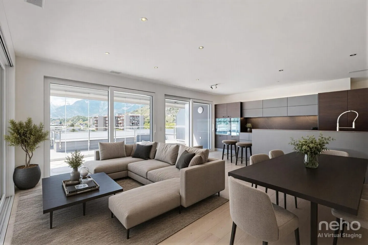 Luxuriöse Attika mit großer Terrasse - Foto 4 von 12