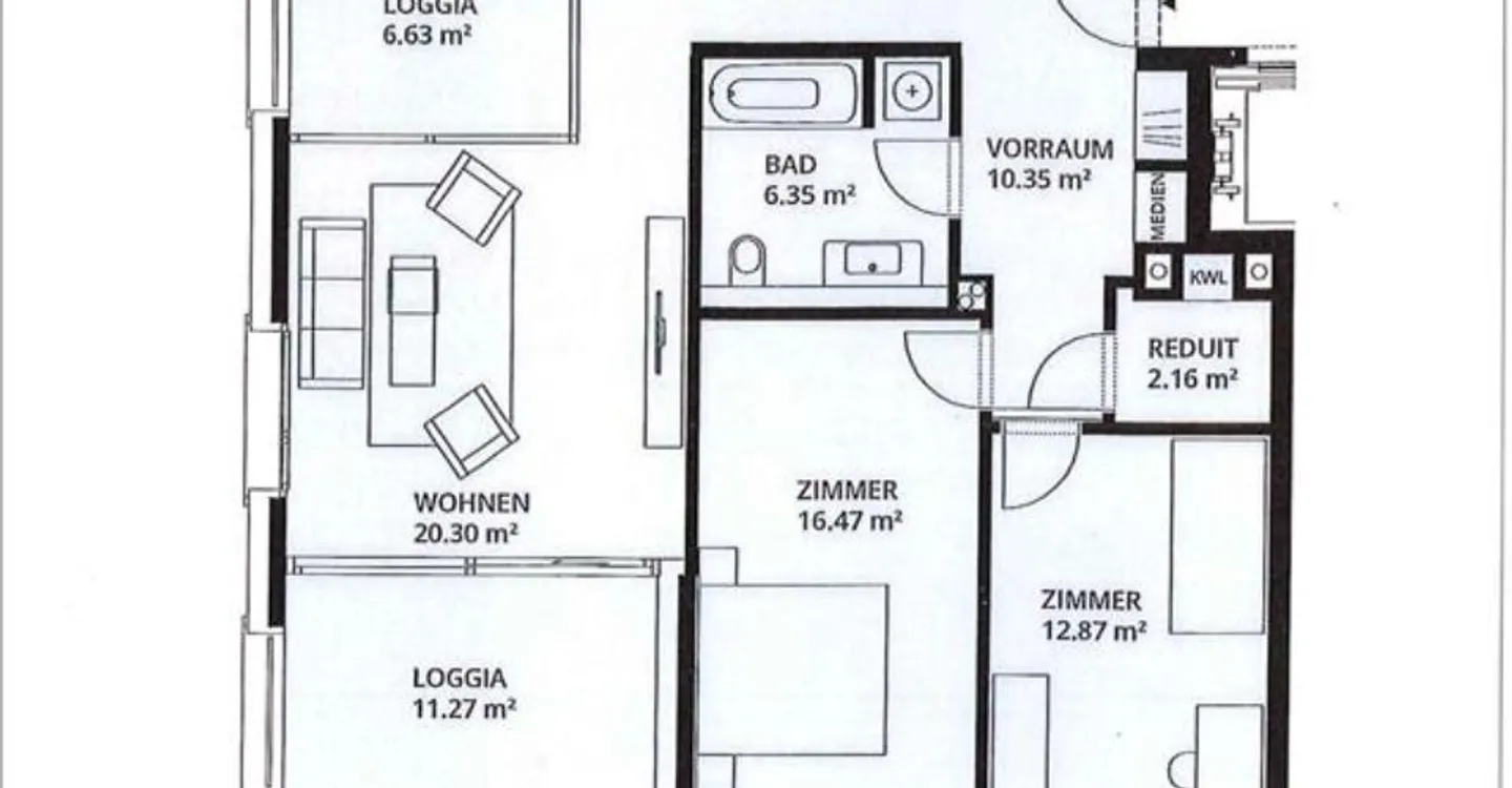 Geräumige Wohnung in Minergie - Foto 10 von 10