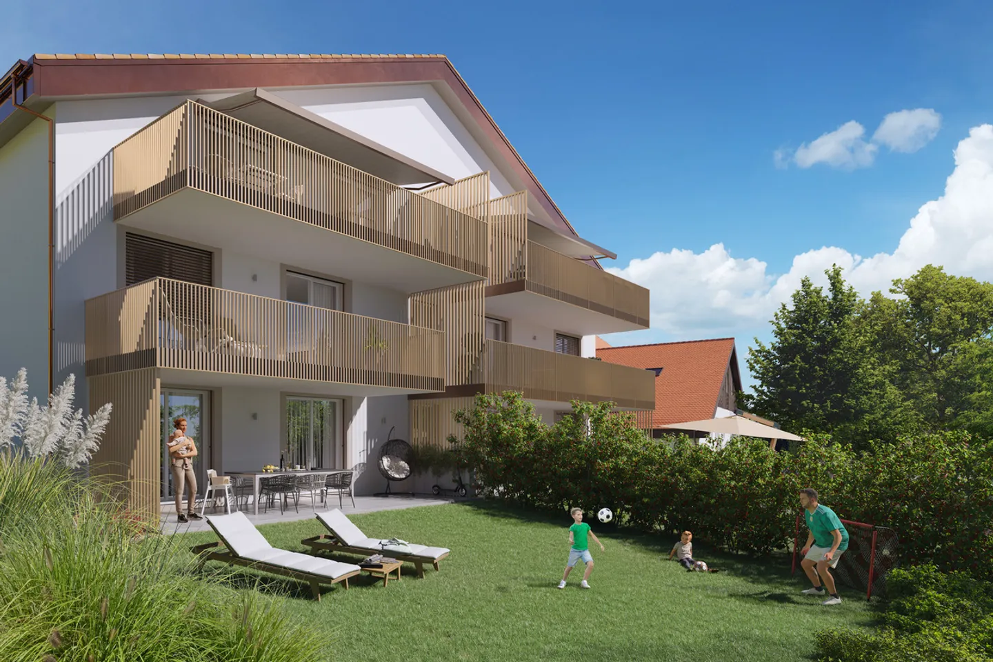 Dernier appartement avec 4,5 pièces au rez-de-chaussée - Photo 2 sur 5