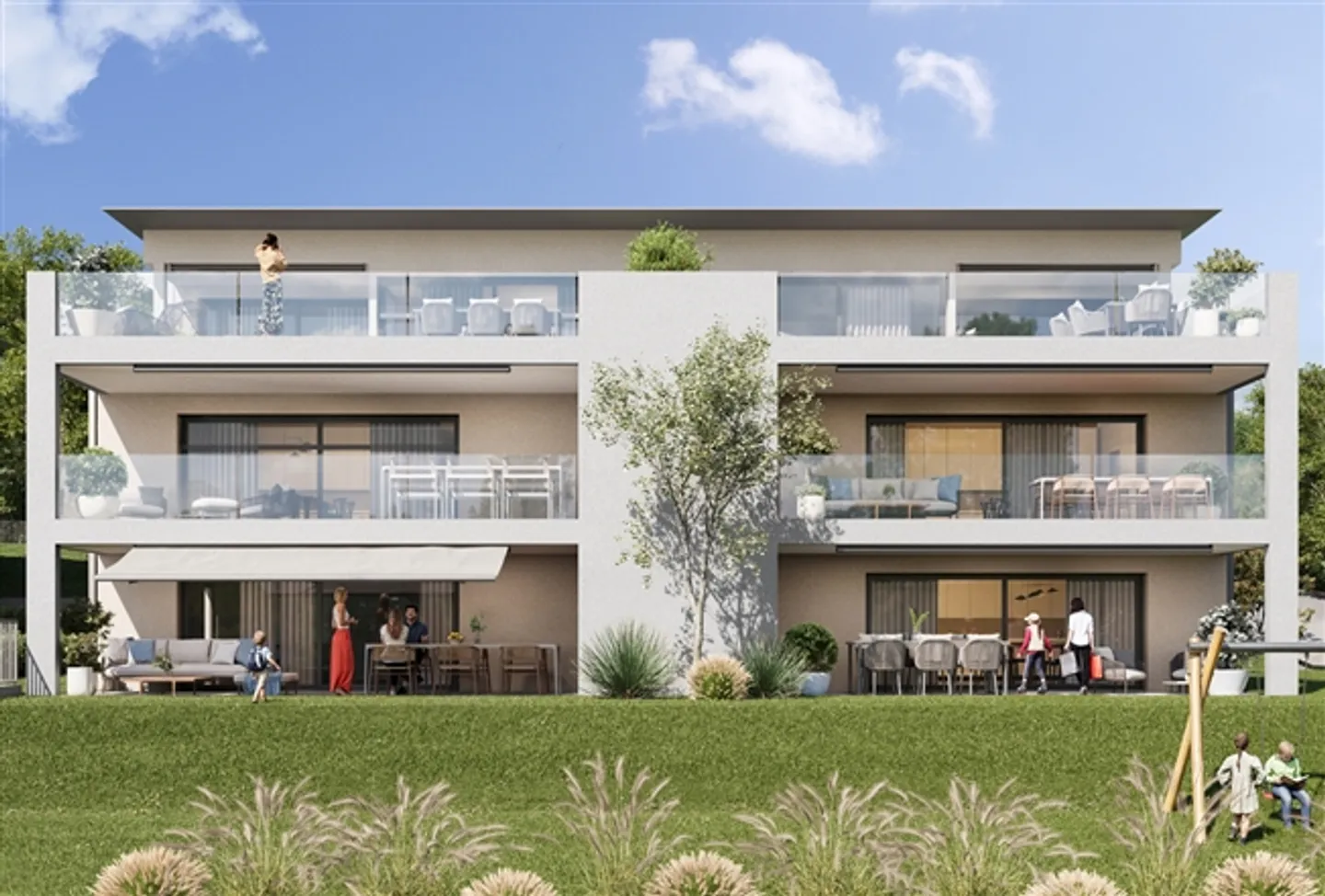 Appartement 4.5 pièces D, au 1er étage de la maison A, avec 138m2 de surface habitable et 25m2 de balcon - Photo 5 sur 15