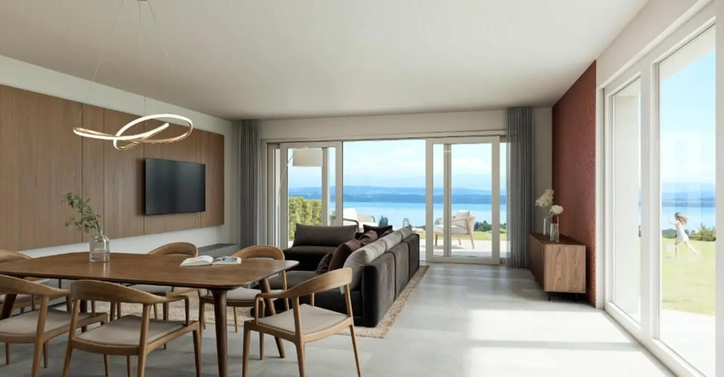 Zeitgenössische 5,5-Zimmer Doppelhaushälfte mit Seeblick! - Foto 6 von 7