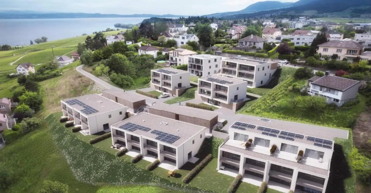 Zeitgenössische 5,5-Zimmer Doppelhaushälfte mit Seeblick! - Foto 1 von 7
