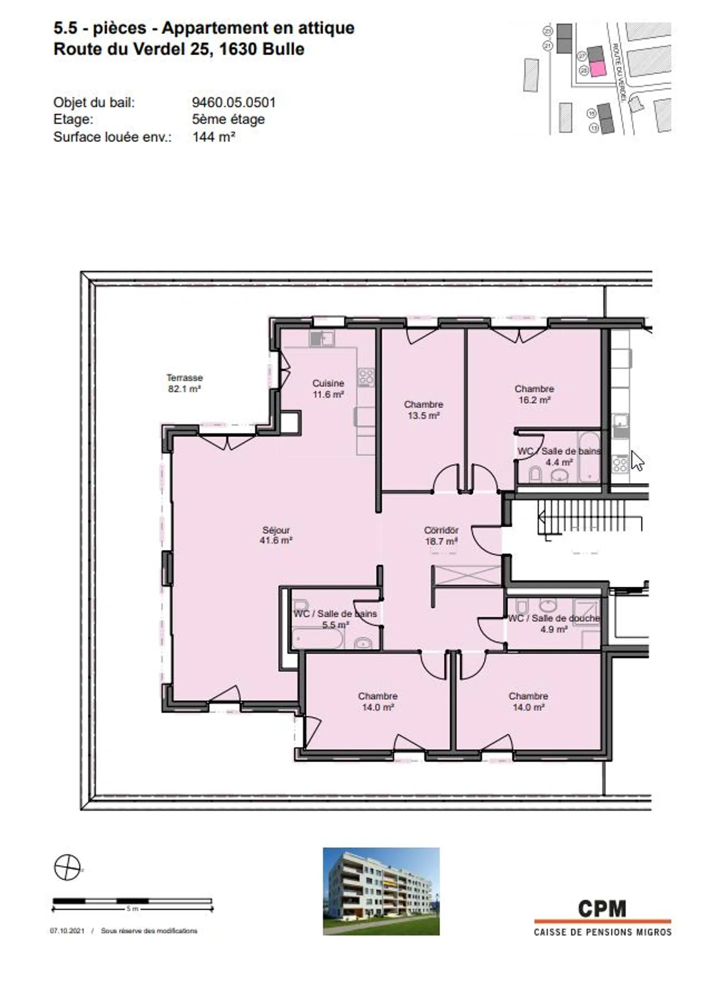 Modernes Penthouse mit Terrasse - Foto 2 von 9