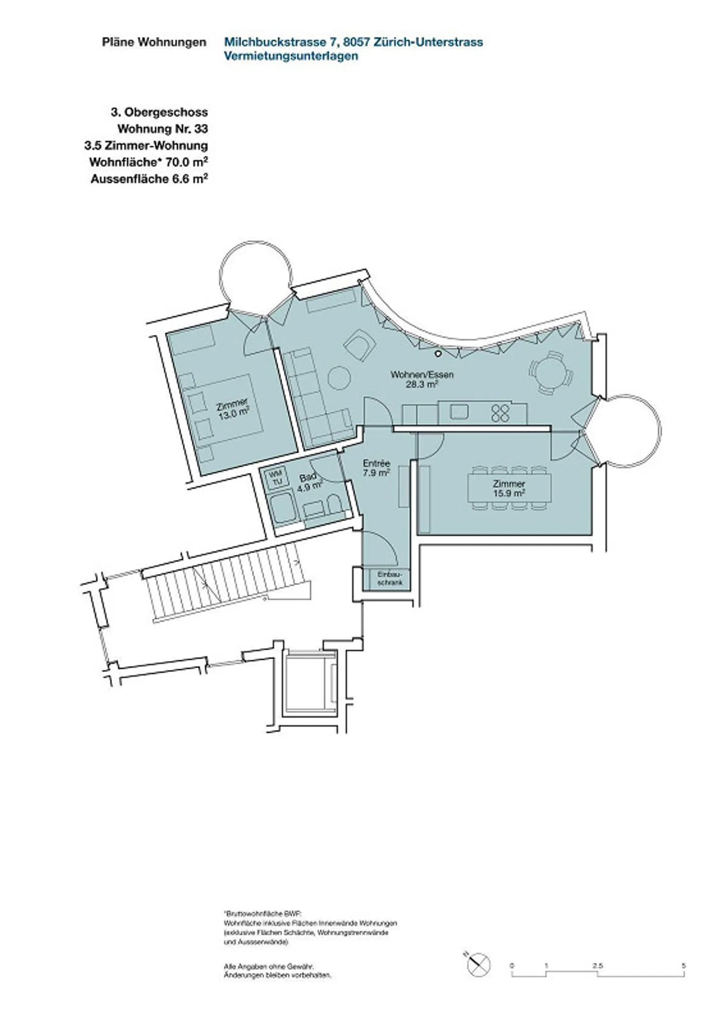 Charmante 3.5-Zimmerwohnung - Foto 9 von 9