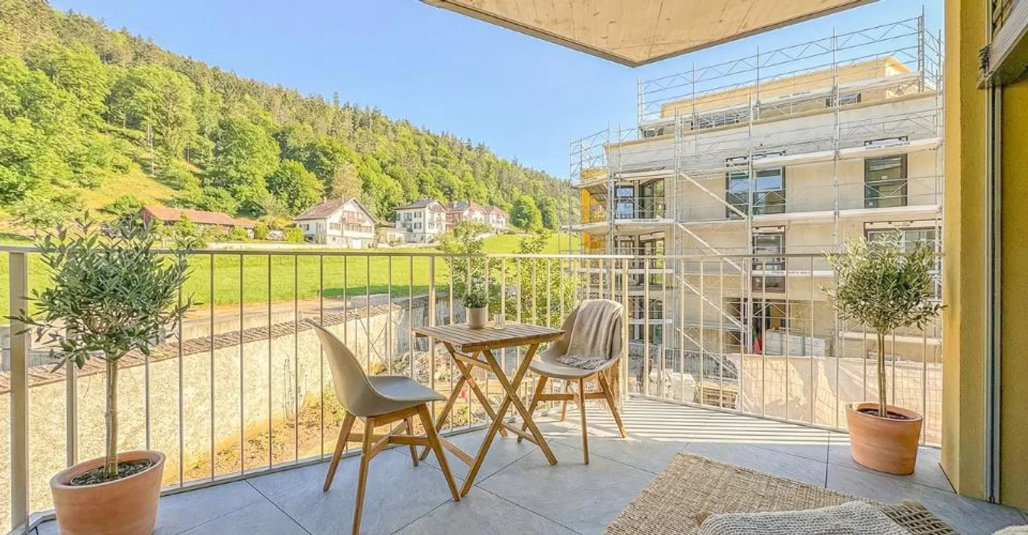 Neues 2,5-Zimmer-Apartment mit Balkon Campagne Pernod, Los A4 - Foto 3 von 12