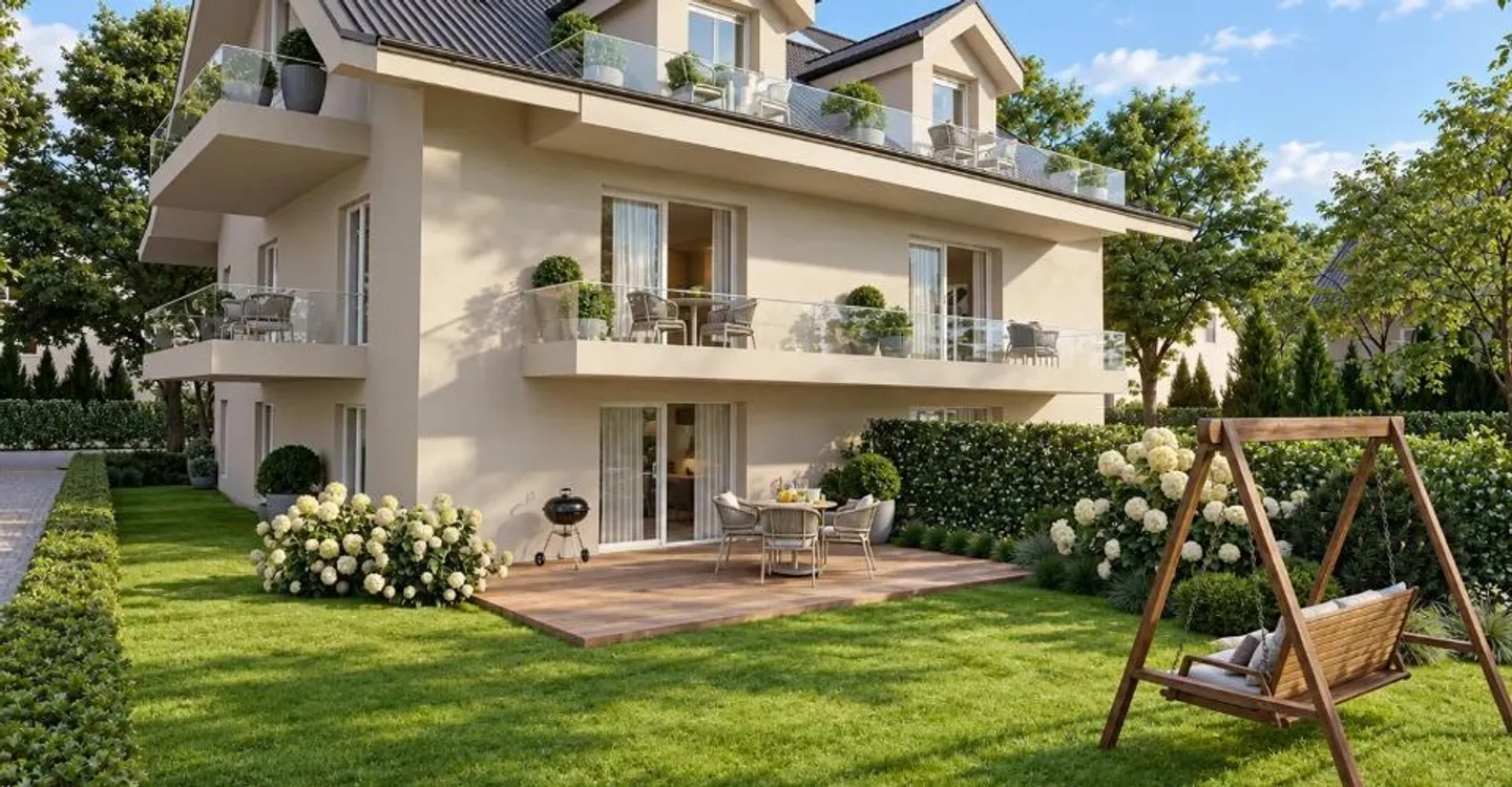 3.5 rooms - garden-level apartment in Gingins - Minergie - Delivery 2 - Photo 2 of 3