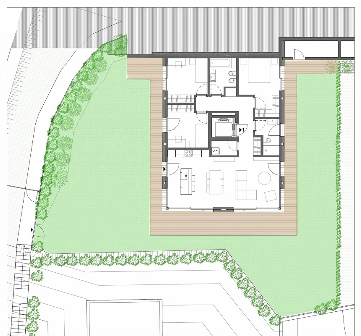 SPLENDIDES 4.5 LOCALE MIT GARTEN UND SEESICHT IN ROVIO - Foto 10 von 11