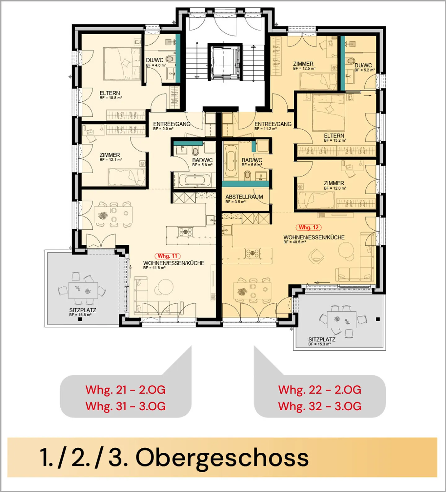 BEES PARK - Exclusive 3.5 room condominiums from CHF 698,000.00 - Photo 5 of 5