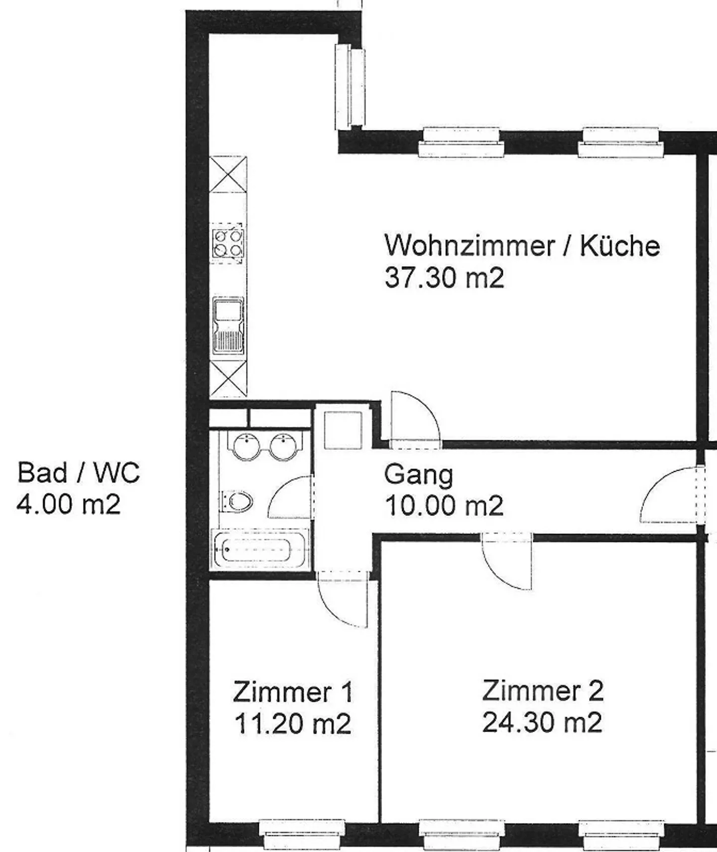 Attractive, spacious 3.5-room apartment near SBB train station - Photo 5 of 5