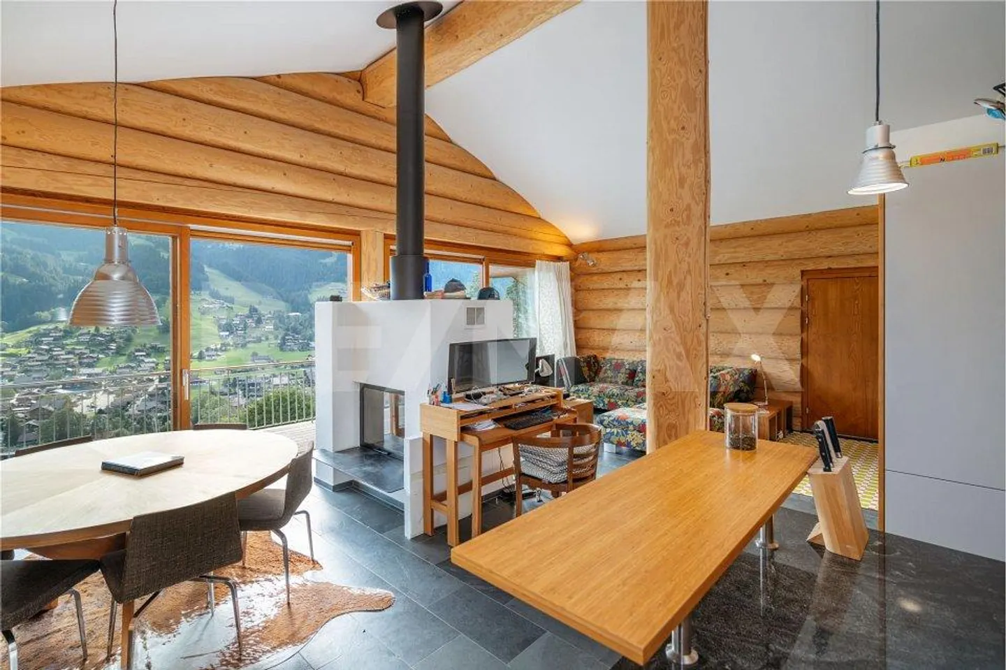 Alpine Charm from Round Timber - Living with a View at Lenk - Photo 5 of 13