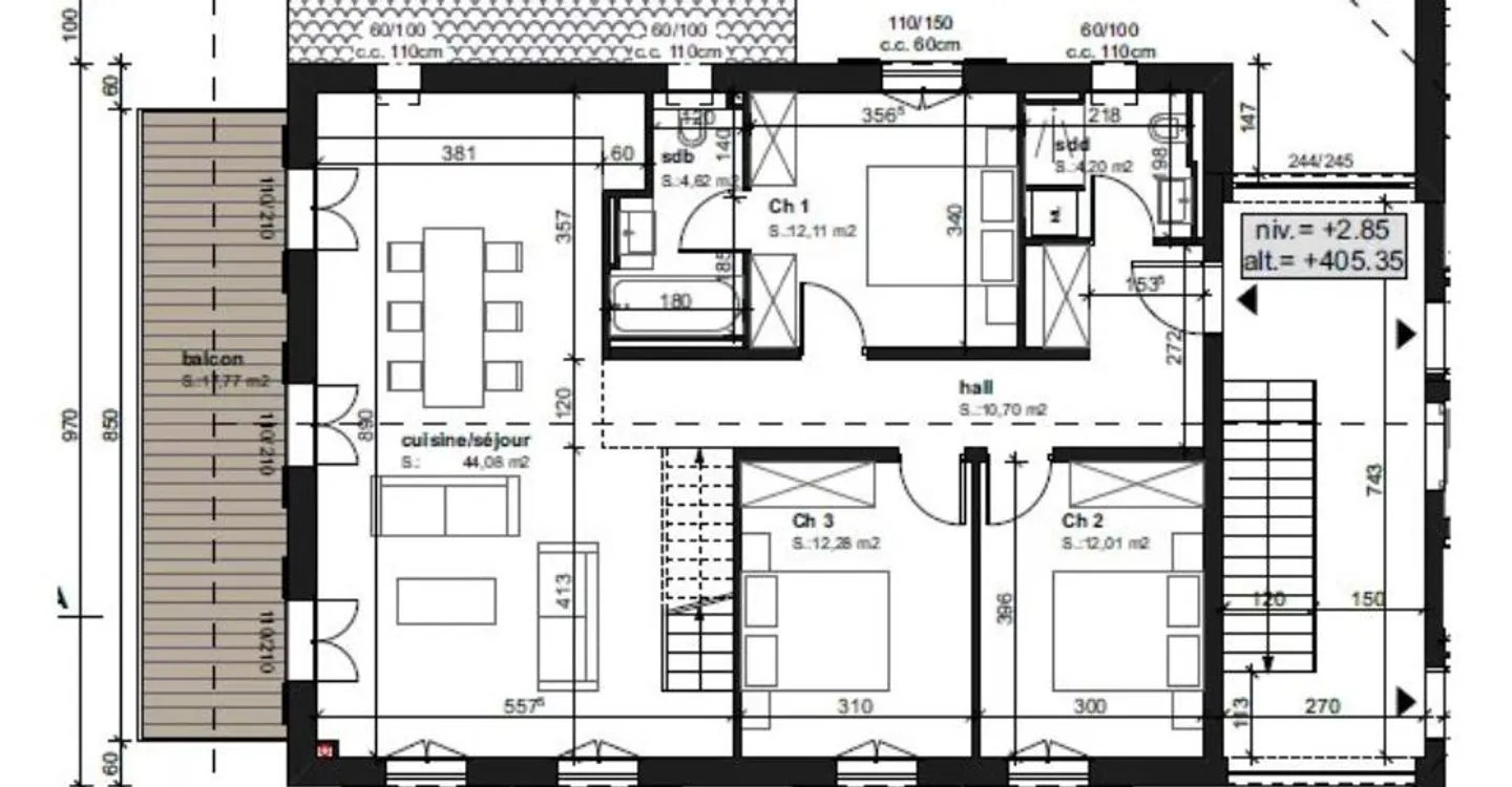 Ecublens - Wunderschöne 5,5-Zimmer-Wohnung mit perfektem Sonnenlicht - Foto 12 von 12