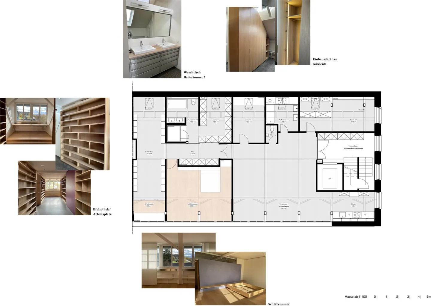 Appartement loft exceptionnel de 5,5 pièces à Wald ZH - Photo 13 sur 13