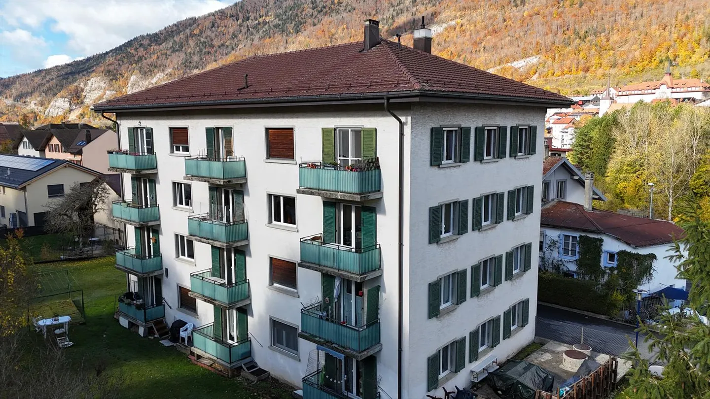 Mietshaus mit 11 Wohnungen in Vallorbe - Seltene Investitionsmöglichkeit - Foto 5 von 7