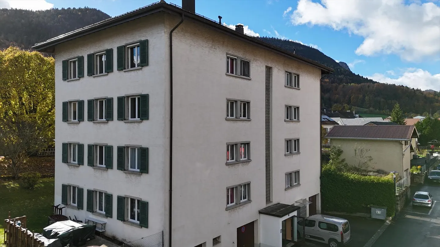 Mietshaus mit 11 Wohnungen in Vallorbe - Seltene Investitionsmöglichkeit - Foto 6 von 7