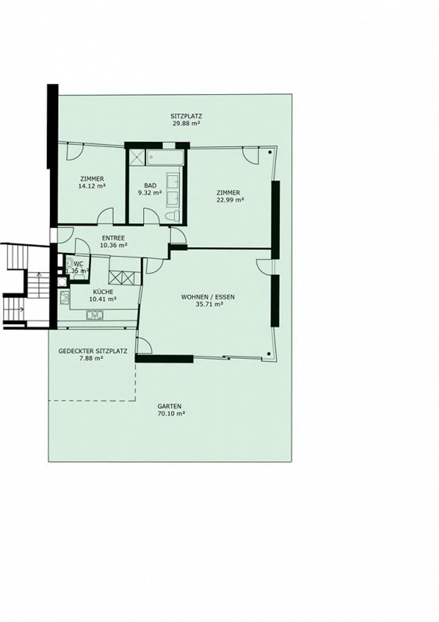 Cozy Garden Apartment in a Quiet Location - Photo 5 of 6