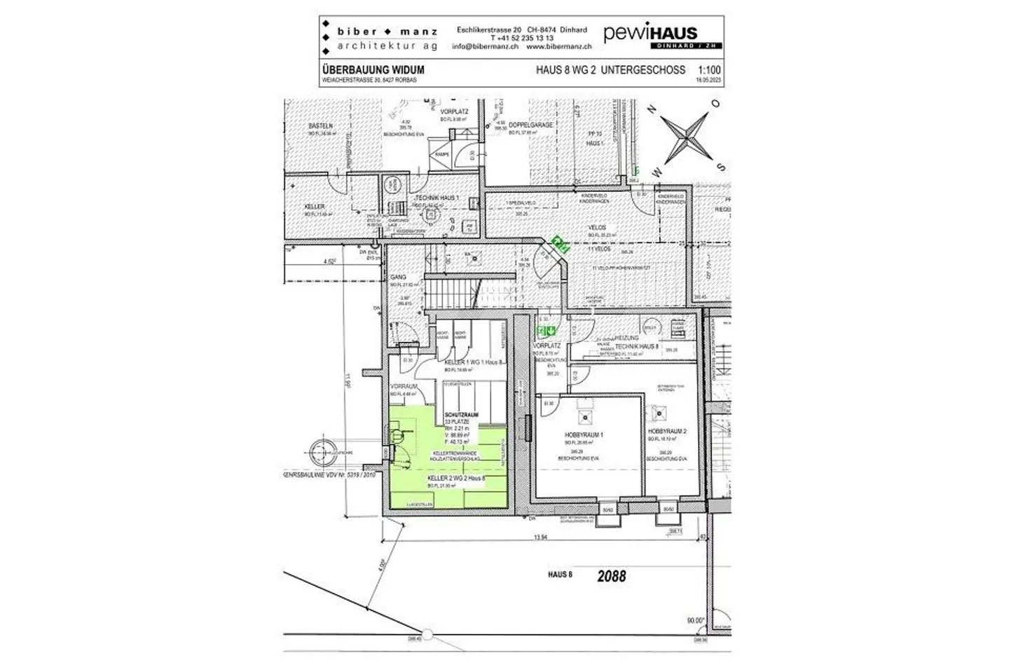 Appartamento di proprietà di 5,5 locali nel nuovo progetto "Smiledörfli Wydum Rorbas" - Casa 8 - Foto 4 di 13