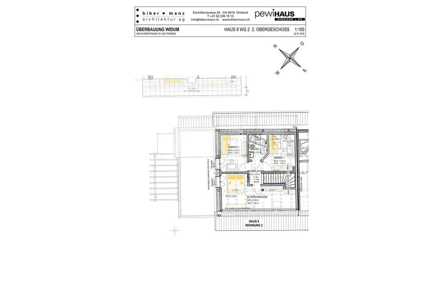 Appartamento di proprietà di 5,5 locali nel nuovo progetto "Smiledörfli Wydum Rorbas" - Casa 8 - Foto 7 di 13