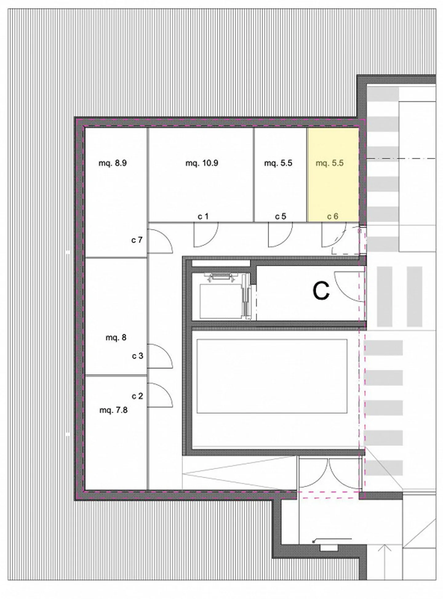 Moderne 2.5-Zimmer-Dachwohnung mit Terrasse und Seeblick in Rovio - Foto 9 von 10