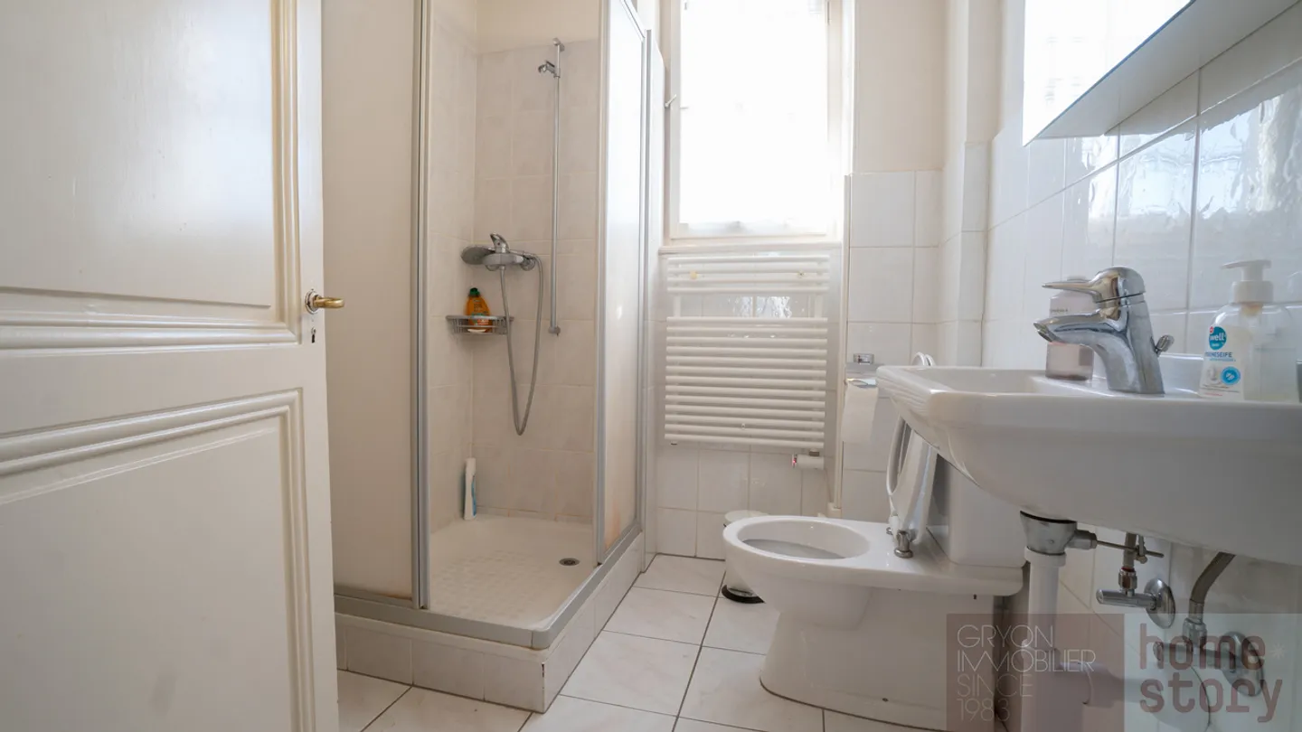 4.5 camere luminose in un ex hotel ristrutturato, centro di Gryon - Foto 18 di 19