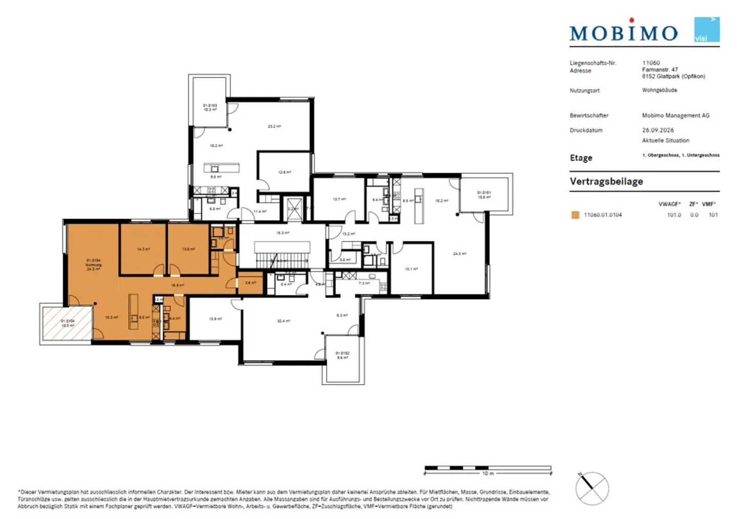 Appartement moderne de 3,5 pièces à louer à partir du 16 novembre 2026 - Photo 8 sur 8