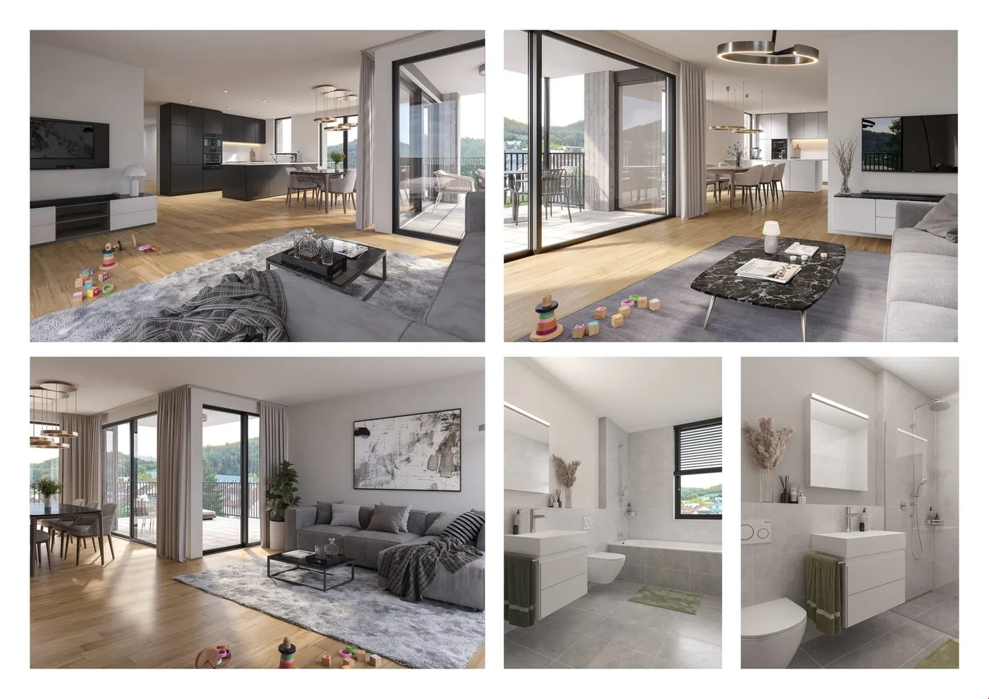 Solo 6 appartamenti rimasti in 2 nuovi edifici, centrale e tranquillo - Foto 1 di 3