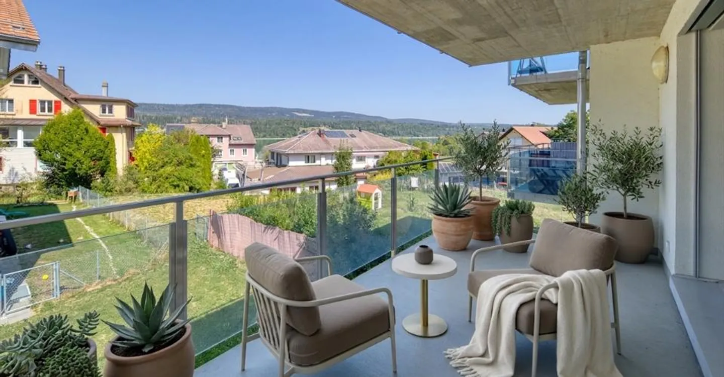 Beautiful 3.5-room apartment with lake view - Photo 9 of 9