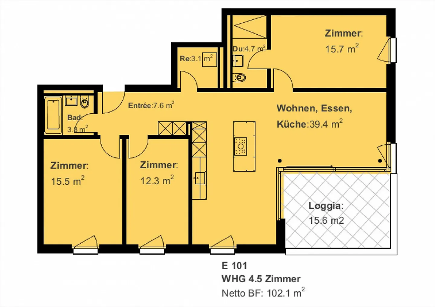 4.5 Zimmerwohnung in Neunkirch - Foto 13 von 13