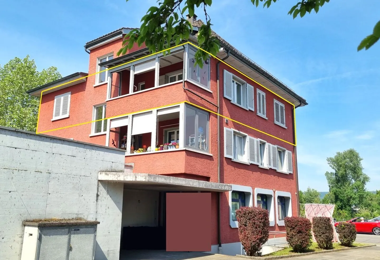 Sanierte 5 Zimmer Wohnung mit zwei Balkons - Foto 5 von 12