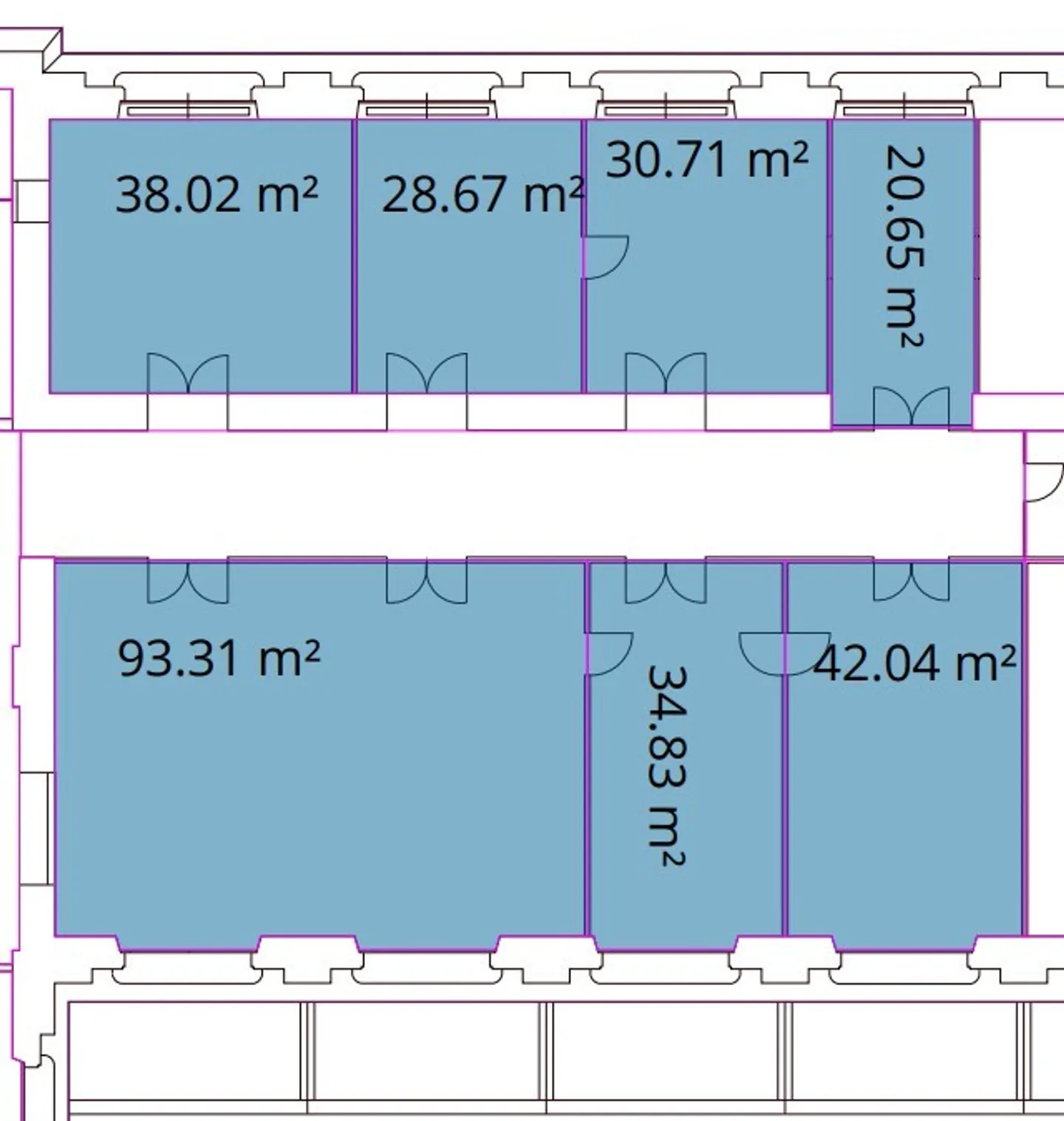 Affitto uffici di 285 m² in un edificio storico con vista... - Foto 3 di 3