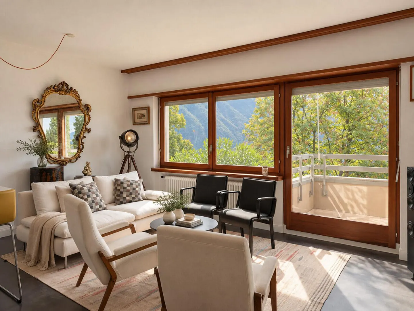 ÉLÉGANT 3.5 PIÈCES AVEC TERRASSE ET VUE SUR LE LAC À RUVIGLIANA - Photo 2 sur 10