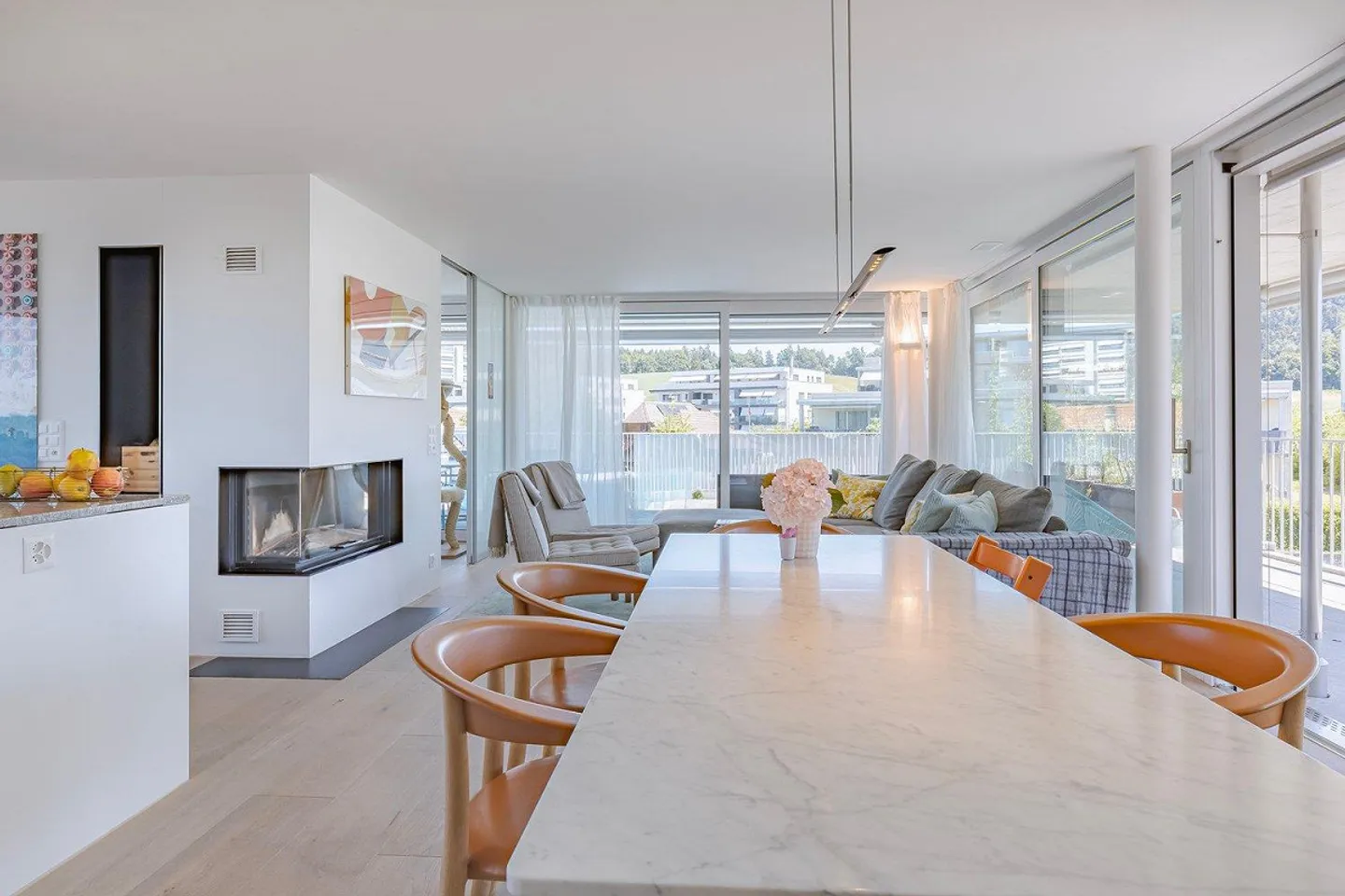 Spacious Penthouse Oasis with 117 m² Terrace and Fireplace - Photo 6 of 13