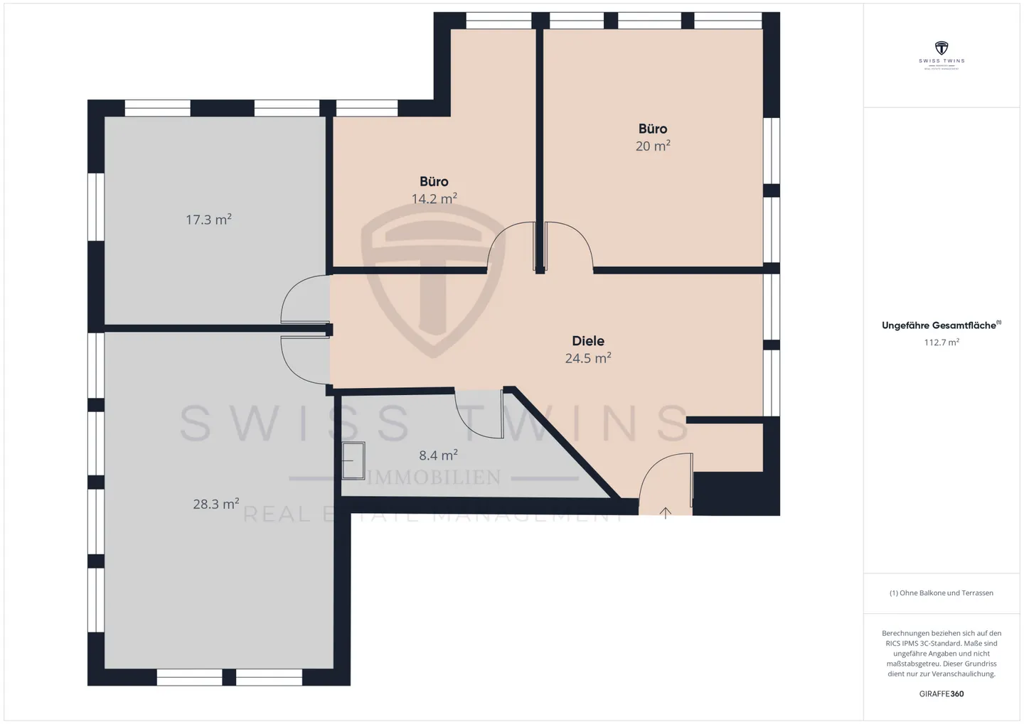 Moderne Bürofläche in Zollikon - Arbeiten in bester Lage - Foto 9 von 11