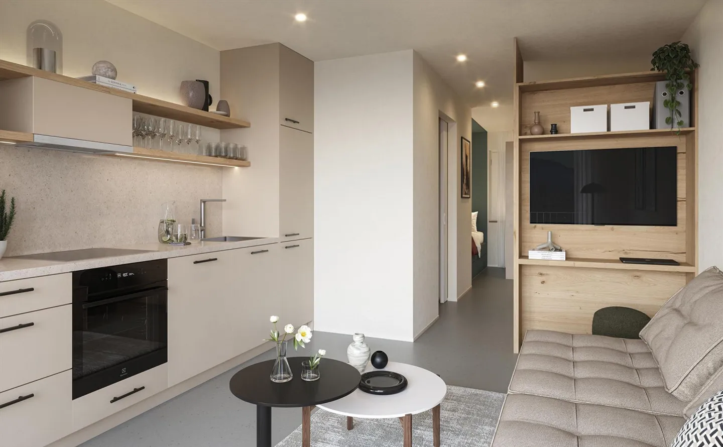 Moderne möblierte Wohnungen - Foto 1 von 3