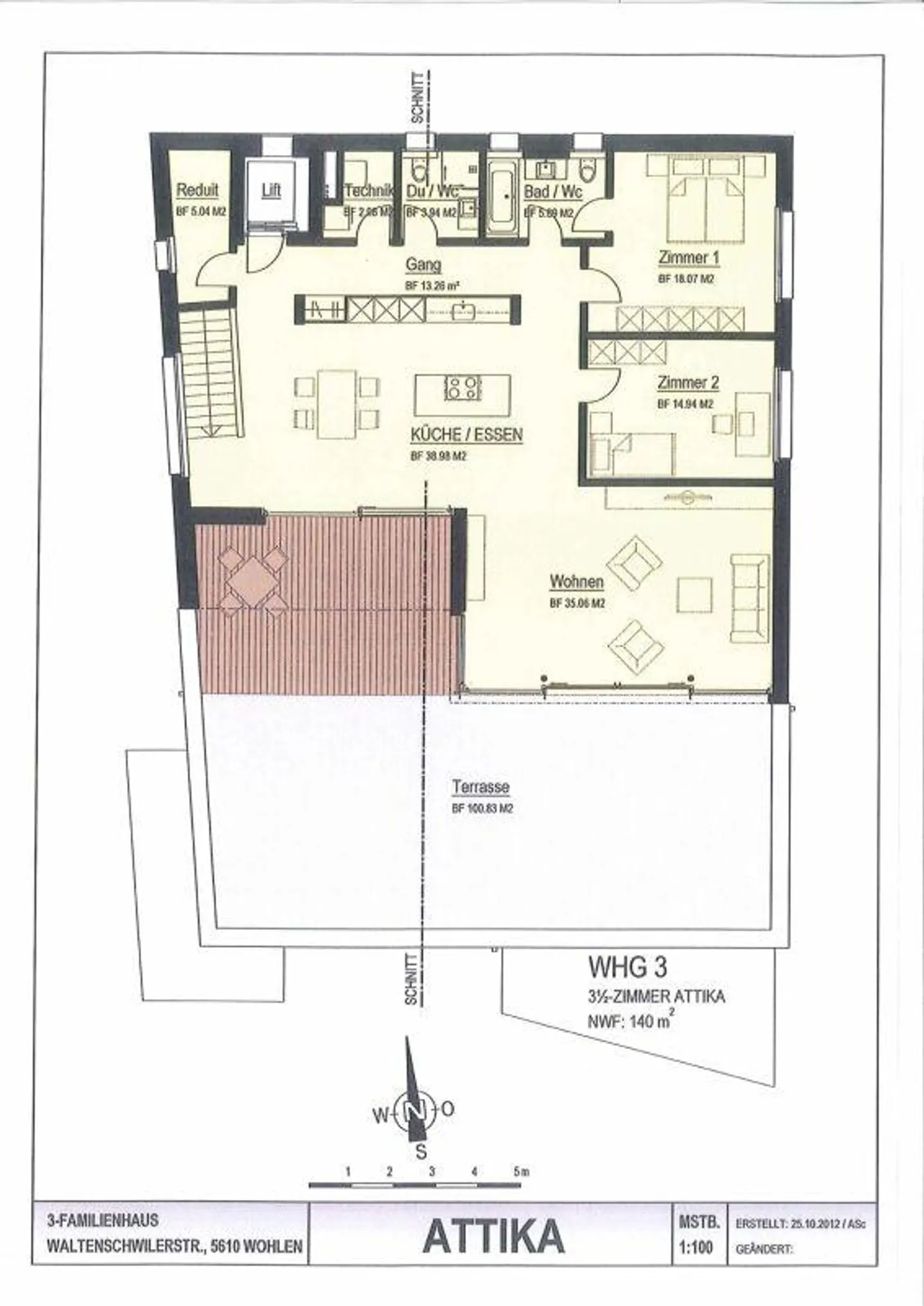 Exklusive 3 1/2 Zimmer-Attikawohnung - Foto 10 von 10