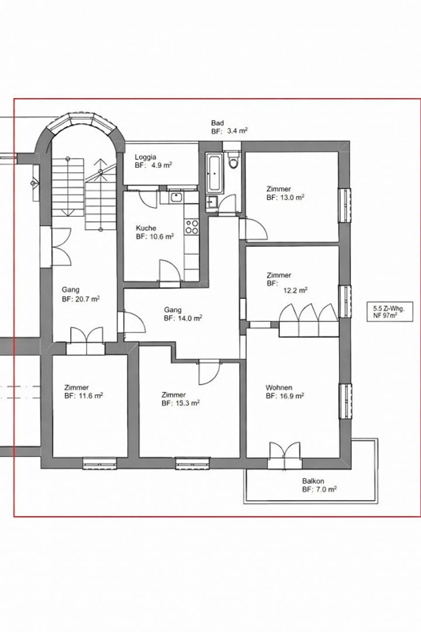 Looking for a new tenant for charming 5.5 room apartment - Photo 10 of 10